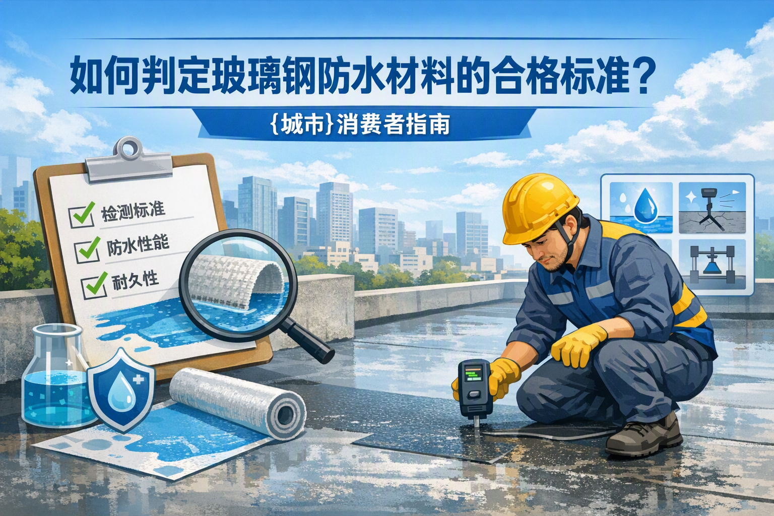 如何判定玻璃钢防水材料的合格标准? 北京 消费者指南